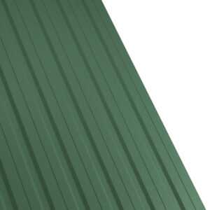 Tablă cutată RUFSTER R12F Premium – 0,50 mm – Verde-crom RAL 6020 – Poliester mat structurat (MS)