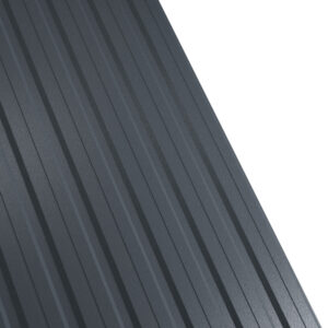 Tablă cutată RUFSTER R12F Premium – 0,50 mm – Gri-antracit RAL 7016 – Poliester mat structurat (MS)