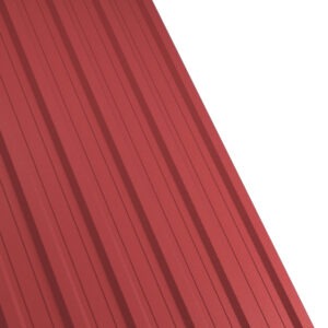 Tablă cutată RUFSTER R18A Eco – 0,45 mm – Cărămiziu RAL 3009 – Poliester mat structurat (MS)