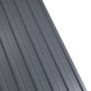 Tablă cutată RUFSTER R18A Eco – 0,45 mm – Gri-grafit RAL 7024 – Poliester mat structurat (MS)