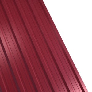 Tablă cutată RUFSTER R18A Extra – 0,55 mm – Vișiniu RAL 3005 – Super-poliester MPR
