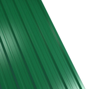 Tablă cutată RUFSTER R18A Premium – 0,50 mm – Verde RAL 6005 – Poliester lucios