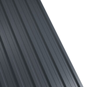 Tablă cutată RUFSTER R18A Premium – 0,50 mm – Gri-antracit RAL 7016 – Poliester mat structurat (MS)