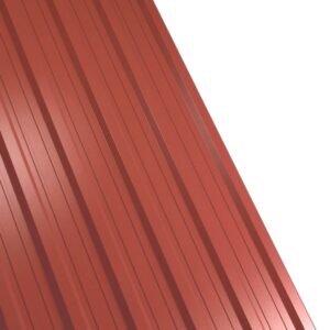 Tablă cutată RUFSTER R18A – 0,60 mm – Maro-cupru RAL 8004 – PURAL / PUR