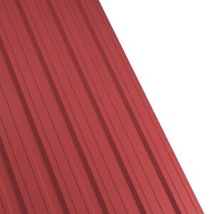 Tablă cutată RUFSTER R18F Eco – 0,45 mm – Cărămiziu RAL 3009 – Poliester mat structurat (MS)