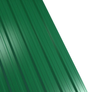 Tablă cutată RUFSTER R18F Eco – 0,45 mm – Verde RAL 6005 – Poliester lucios