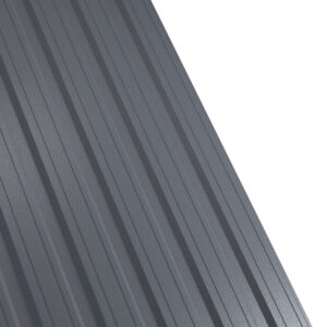 Tablă cutată RUFSTER R18F Eco – 0,45 mm – Gri-grafit RAL 7024 – Poliester mat structurat (MS)
