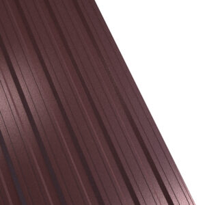 Tablă cutată RUFSTER R18F Extra – 0,55 mm – Maro RAL 8017 – Super-poliester MPR