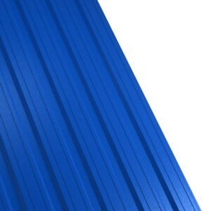 Tablă cutată RUFSTER R18F Premium – 0,50 mm – Albastru RAL 5010 – Poliester mat structurat (MS)