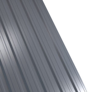 Tablă cutată RUFSTER R18F Premium – 0,50 mm – Gri-grafit RAL 7024 – Poliester lucios