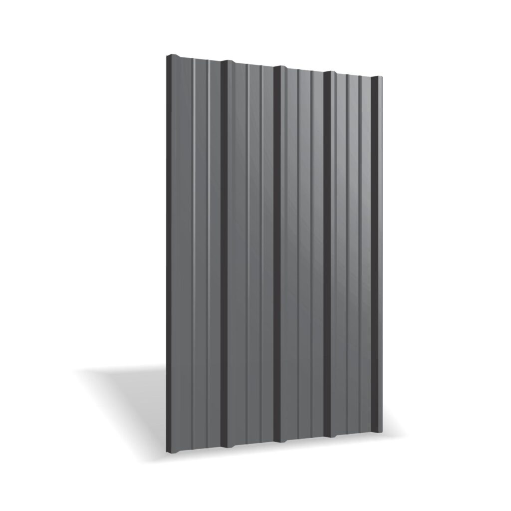 Tablă cutată RUFSTER R35A Premium – 0,50 mm – Gri-antracit RAL 7016 – Poliester lucios