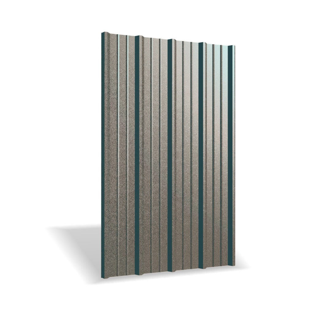 Tablă cutată RUFSTER R35A Premium – 0,50 mm – Maro-grafit RAL 8019 – Super-poliester MPR