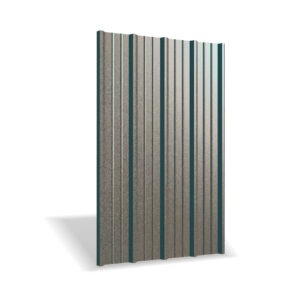 Tablă cutată RUFSTER R35A Premium – 0,50 mm – Maro-grafit RAL 8019 – Poliester mat structurat (MS)