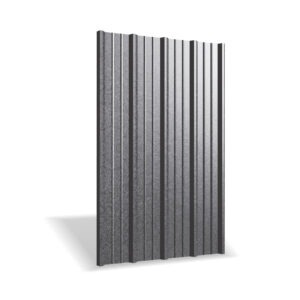 Tablă cutată RUFSTER R35A Premium 0,50 mm grosime 9005MPR negru super poliester