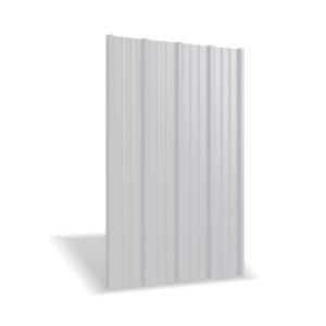 Tablă cutată RUFSTER R35A Premium 0,50 mm grosime 9006 Drip Control gri-aluminiu lucios cu folie Dripstop
