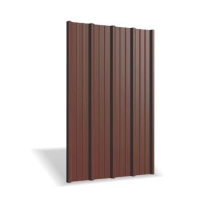 Tablă cutată RUFSTER R35A – 0,50 mm – Maro RAL 8017 – Poliester lucios