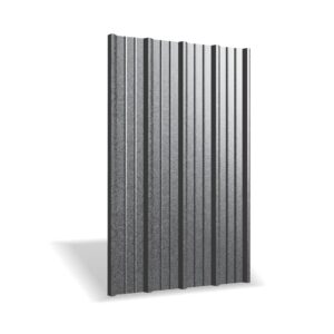 Tablă cutată RUFSTER R35A – 0,60 mm – Negru RAL 9005 – Poliester mat structurat (MS)