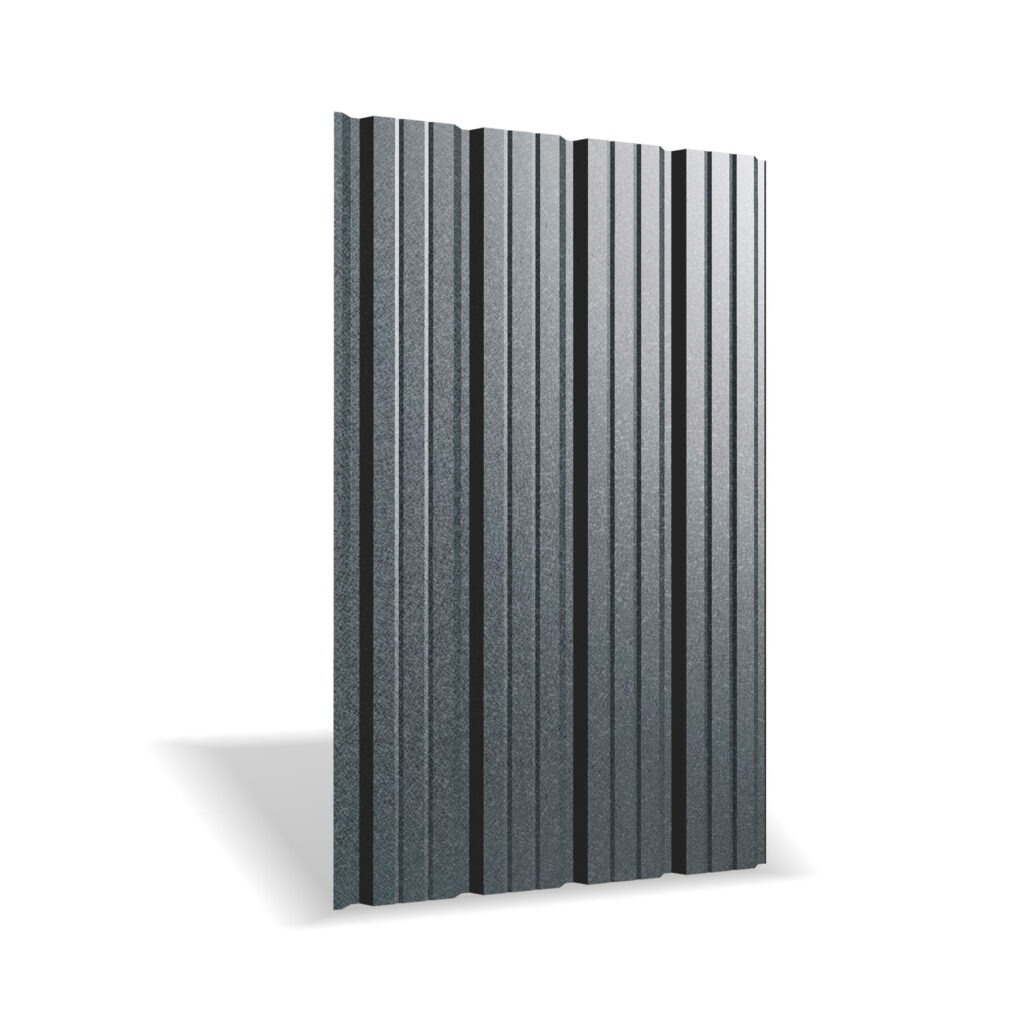 Tablă cutată RUFSTER R35F Extra – 0,55 mm – Negru RAL 9005 – Super-poliester MPR