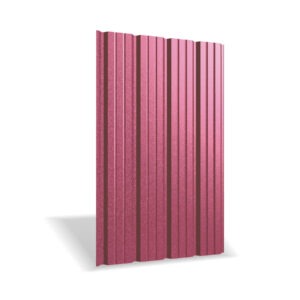 Tablă cutată RUFSTER R35F Premium – 0,50 mm – Vișiniu RAL 3005 – Poliester mat structurat (MS)