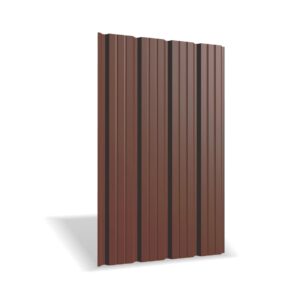 Tablă cutată RUFSTER R35F Premium – 0,50 mm – Maro RAL 8017 – Poliester lucios
