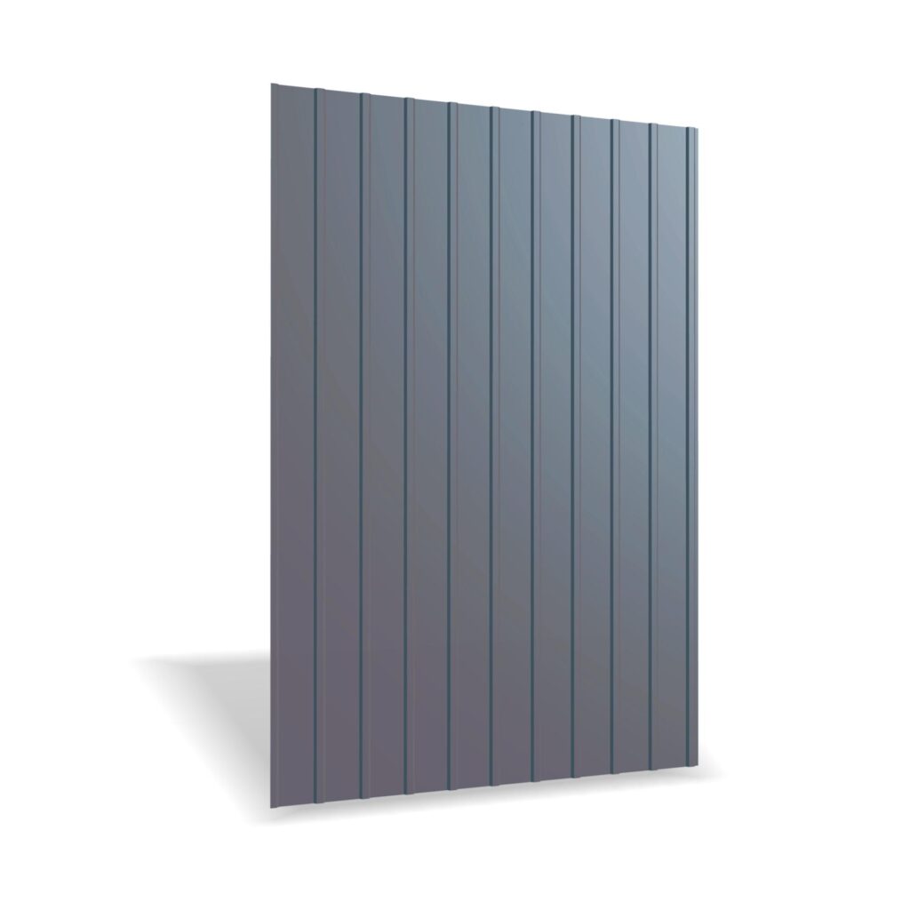 Tablă cutată RUFSTER R8A Eco – 0,45 mm – Gri-grafit RAL 7024 – Poliester lucios