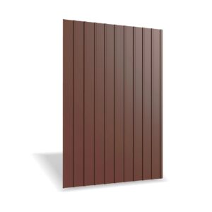Tablă cutată RUFSTER R8A Eco – 0,45 mm – Maro RAL 8017 – Poliester lucios