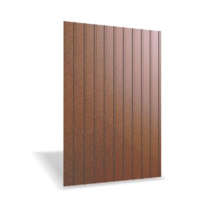 Tablă cutată RUFSTER R8A Eco – 0,45 mm – Maro RAL 8017 – Poliester mat structurat (MS)