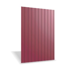 Tablă cutată RUFSTER R8A Premium – 0,50 mm – Vișiniu RAL 3005 – Poliester lucios