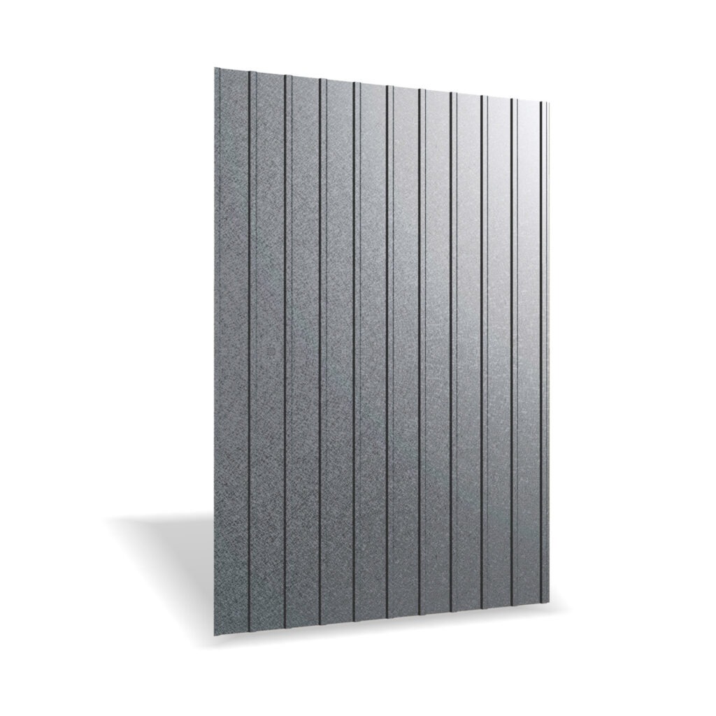 Tablă cutată RUFSTER R8A Premium – 0,50 mm – Gri-antracit RAL 7016 – Super-poliester MPR