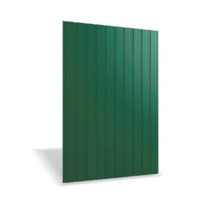 Tablă cutată RUFSTER R8F Eco – 0,45 mm – Verde RAL 6005 – Poliester lucios