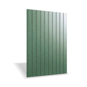 Tablă cutată RUFSTER R8F Premium – 0,50 mm – Verde-crom RAL 6020 – Poliester mat structurat (MS)