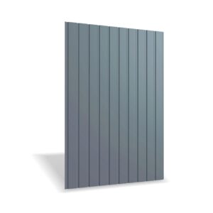 Tablă cutată RUFSTER R8F Premium – 0,50 mm – Gri-grafit RAL 7024 – Poliester lucios