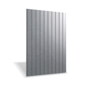 Tablă cutată RUFSTER R8F Premium – 0,50 mm – Gri-grafit RAL 7024 – Poliester mat structurat (MS)