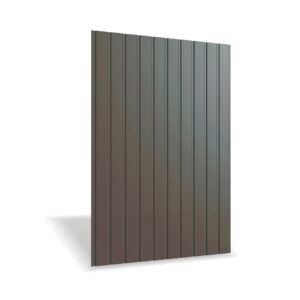 Tablă cutată RUFSTER R8F Premium – 0,50 mm – Maro-grafit RAL 8019 – Poliester lucios