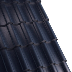 Țiglă metalică RUFSTER NOVA Premium – 0,50 mm – Negru RAL 9005 – Poliester mat structurat (MS)
