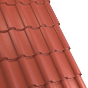 Țiglă metalică RUFSTER NOVA Premium – 0,50 mm – Maro-cupru RAL 8004 – Poliester mat structurat (MS)