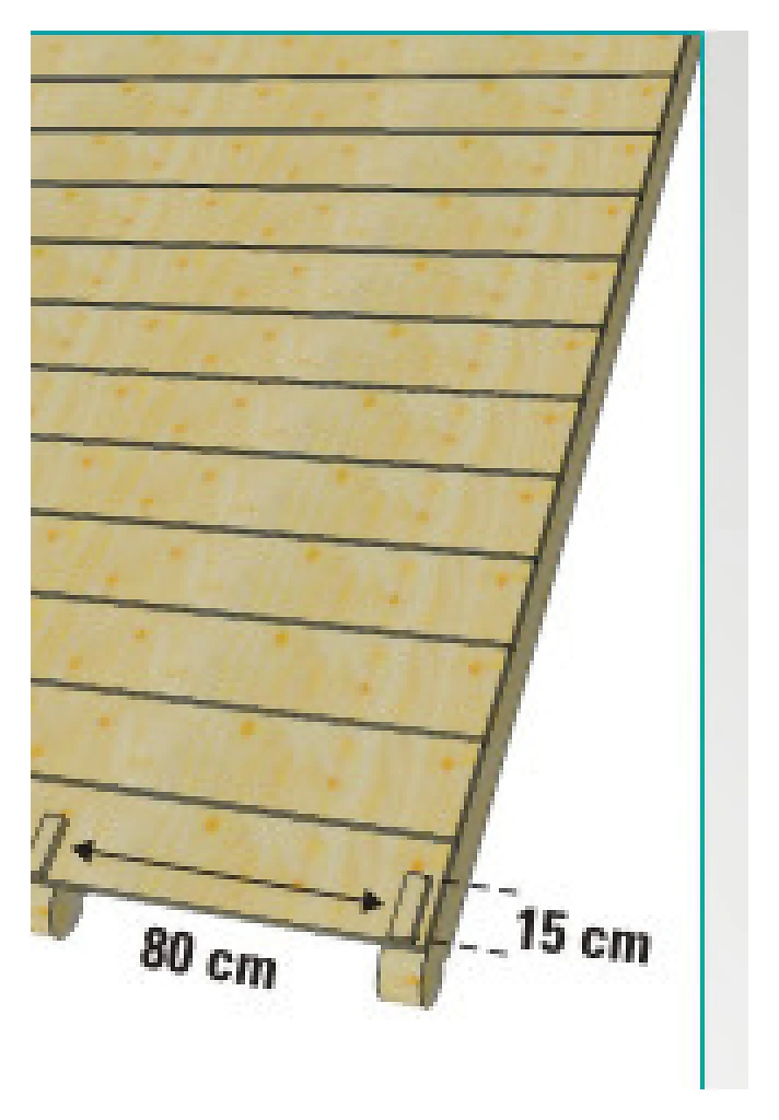 Montaj contrașipci scurte de 15 cm pentru acoperiș